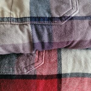 Carhartt Plaid Utility Jacket - Red and Purple